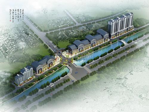 水岸明珠小区1期效果图