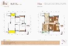 花香郡·樾府1期4室2厅2卫128.60平户型