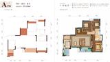 富豪三里花城二期 4室2厅2卫 126.00平米