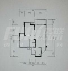 城投·美庐1期2室2厅1卫90.64平户型