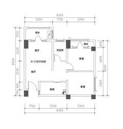 翠锦西岭1期73.00平户型