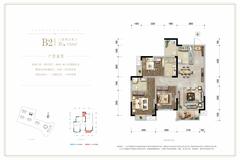 正兴紫瑞里1期3室2厅2卫109.00平户型
