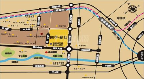 四季豪廷区位图