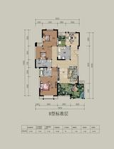 瑞居绿岛 3室2厅2卫 134.98平米