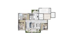 润泽府3室2厅2卫118.00平户型