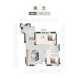悦山兰庭1期 3室2厅2卫 88.00平米