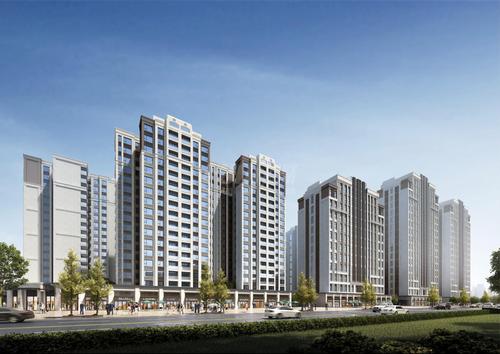 经典西悦城三期小区效果图