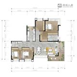 云山府1期 4室2厅2卫 143.51平米