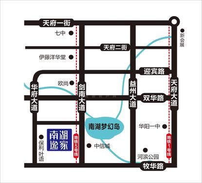 南湖逸家区位图