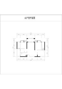 三江佳源小区1期3室2厅1卫92.82平户型