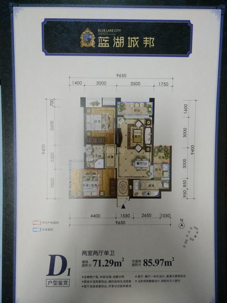 6号楼D1户型