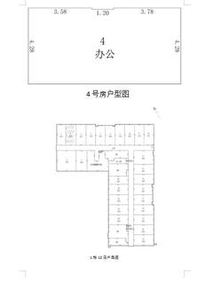 京蓉时代杉众广场1期54.69平户型