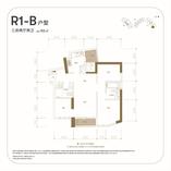 1栋1单元B户型