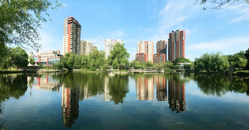 怡湖公园实景图