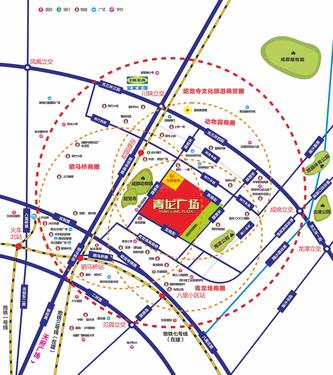青龙广场区位图