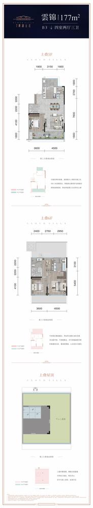 德信·麓湖云庄1期177.00平户型