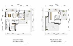 梦享春山可望二期·山舍别院/花落十二院3室1厅2卫114.00平户型