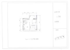 山水涧1期1室1厅1卫42.30平户型