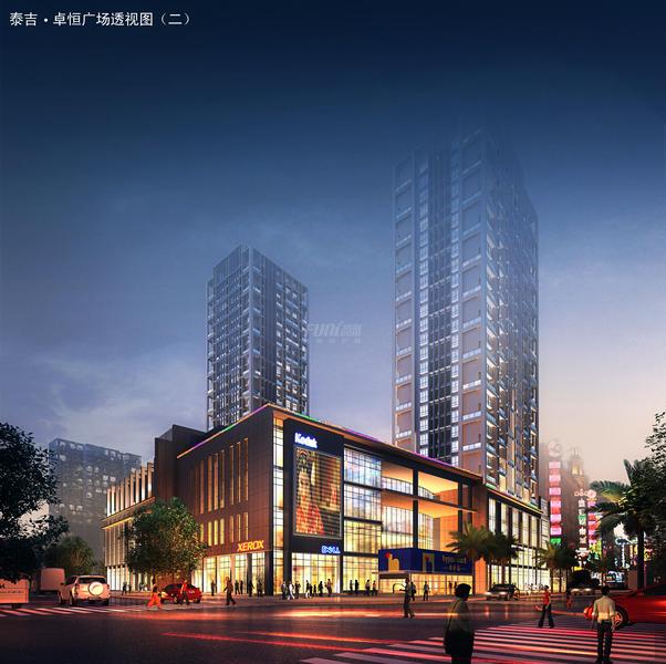 泰吉夜景透视图