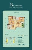 清雅上邸3室2厅2卫109.93平户型