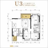 恒大林溪郡 3室2厅2卫 115.00平米