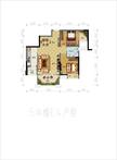 邛崃观澜国际2室2厅1卫75.06平户型