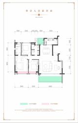 藏建元幸福里1期 3室2厅2卫 143.95平米