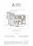 望云苑1期4室2厅2卫128.48平户型