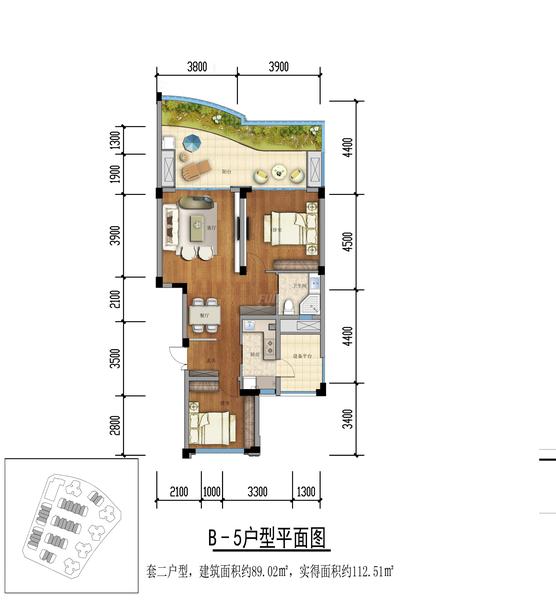 B5户型图