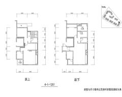 上品金沙1期3室2厅2卫173.67平户型