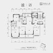 九林语望云阁1期4室2厅2卫161.00平户型