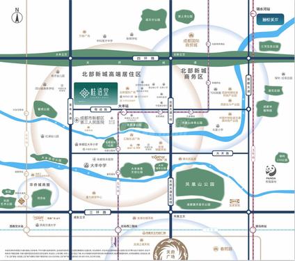 桂语名邸1期区位图