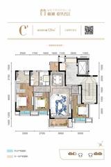 新城·悦隽香江1期 3室2厅2卫 120.10平米