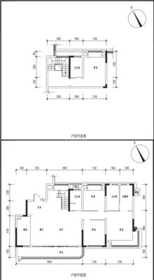 香城壹品府1期（泥巴沱公园里）4室2厅2卫179.40平户型