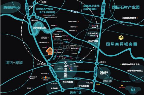 蓉垚北尚城区位图