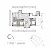 蜀澜峰荟花园1期3室2厅2卫103.00平户型