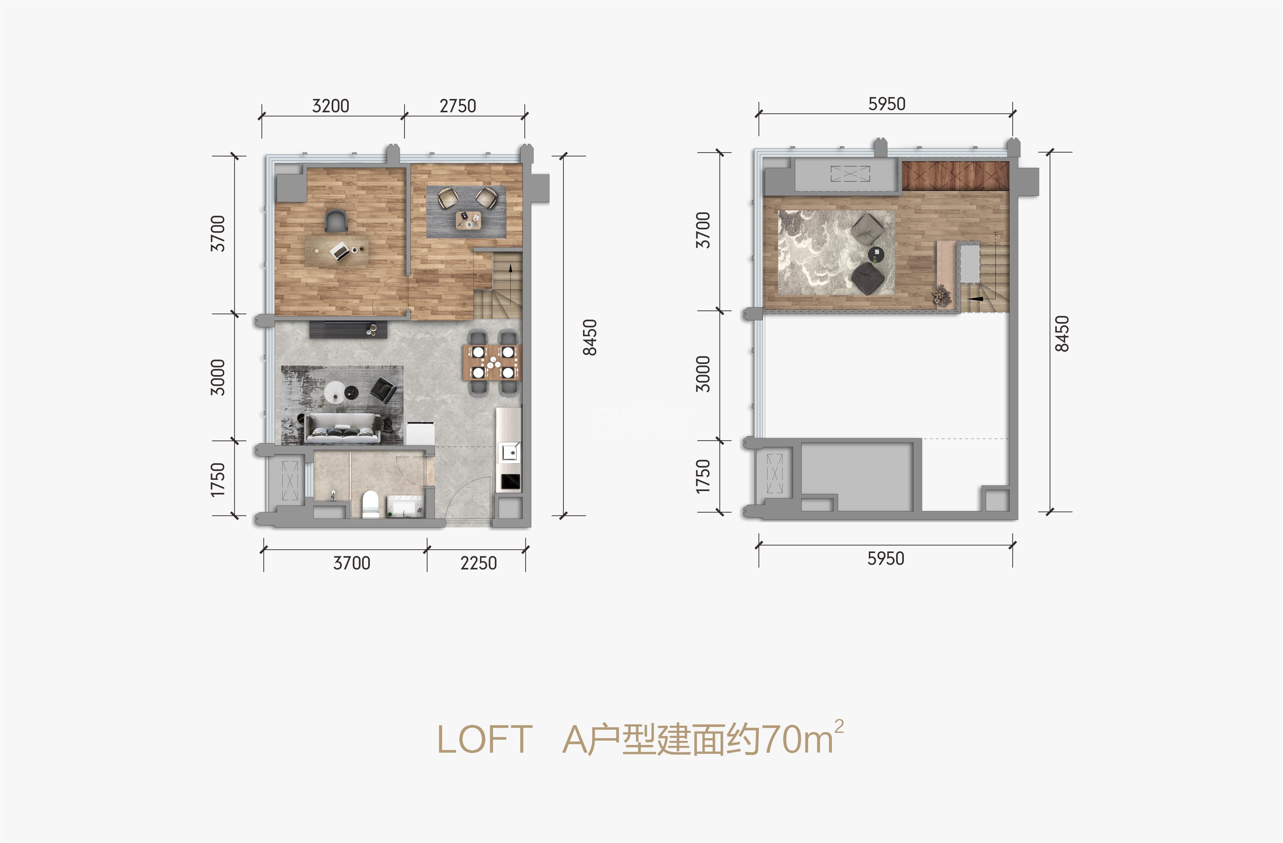 洲际健康城loft户型图图片