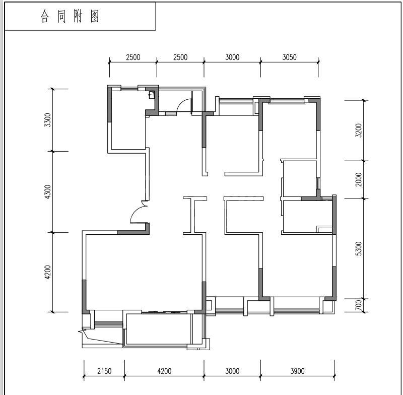 24栋2-9层户型图