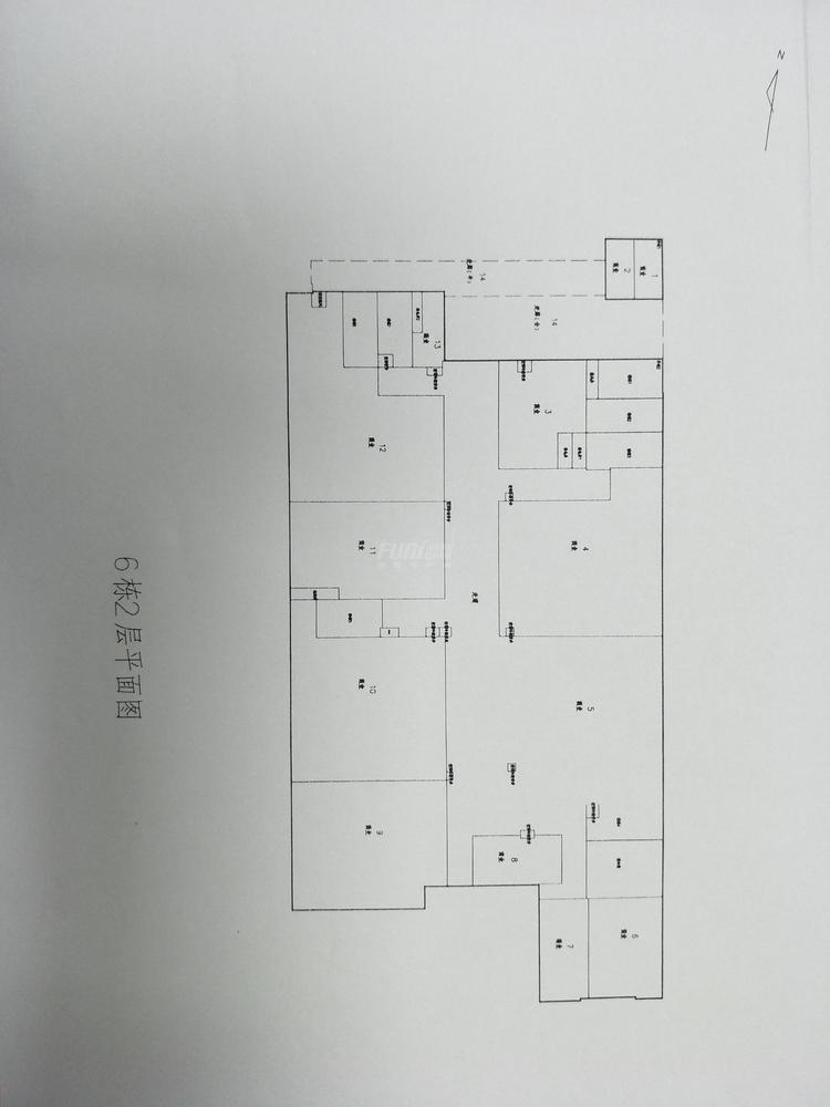 6号楼2层平面图