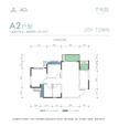 招商愉樾1期3室2厅1卫82.90平户型