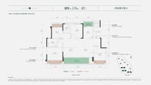 天悦锦萃名邸1期4室2厅2卫119.00平户型