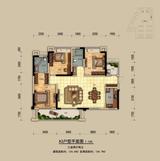 丽·都府二期 3室2厅2卫 125.00平米