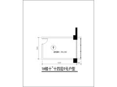 俊屹中心1期36.80平户型