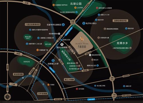 琥珀华庭1期配套图