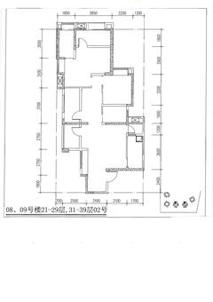 江宇天府城二期3室2厅2卫119.16平户型