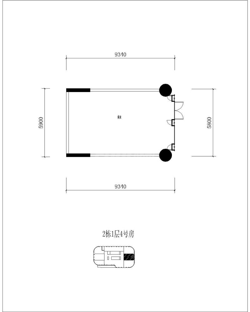 2号楼1层4号房