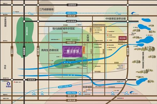 林溪康城区位图