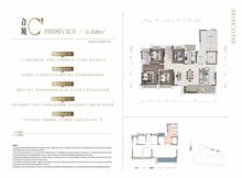 天府光华云境苑1期4室2厅2卫168.00平户型