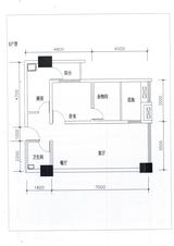 桃都印象二期 2室2厅1卫 71.00平米