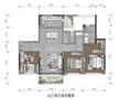 印未来小区1期3室2厅2卫105.00平户型